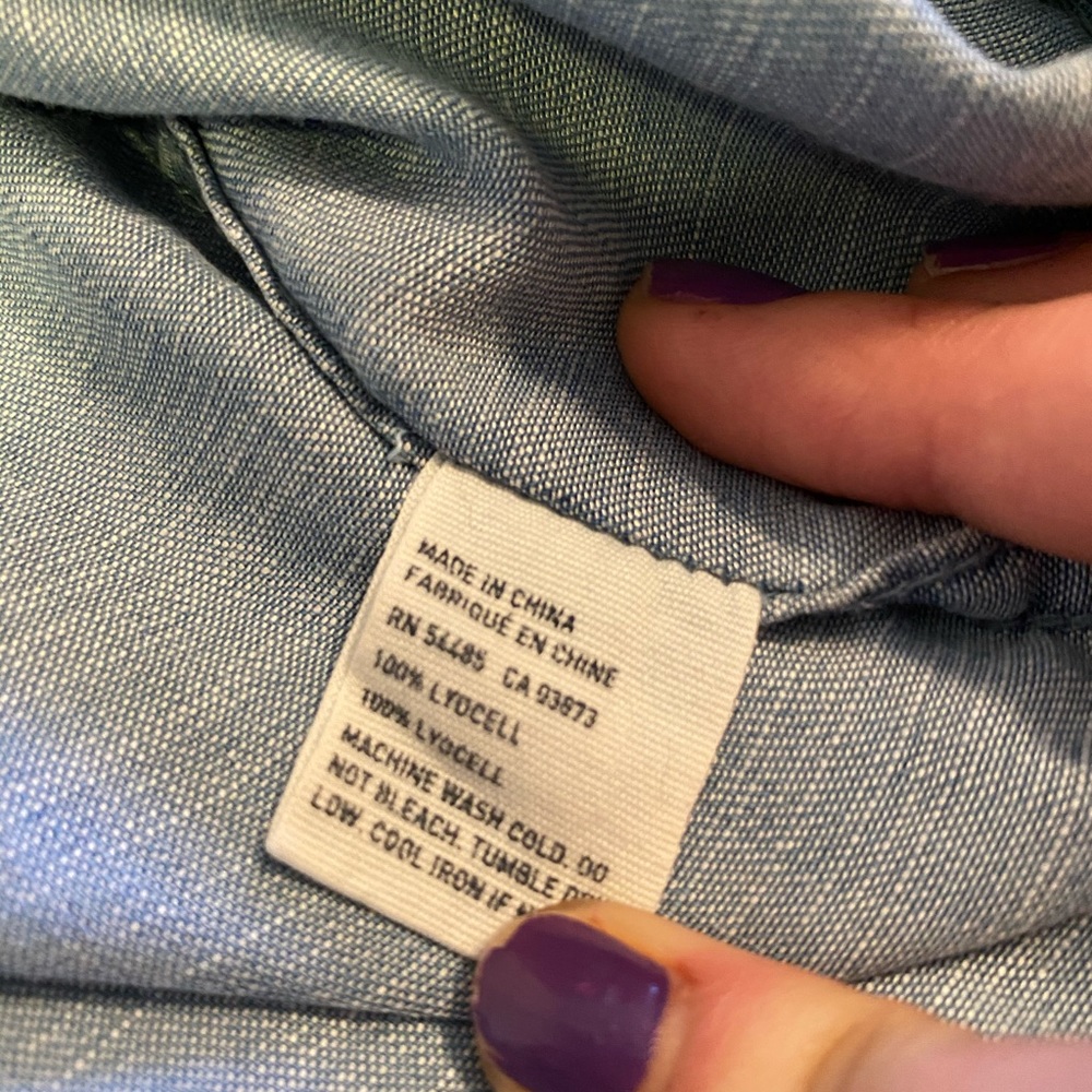 AE denim button down - Picture 3 of 5